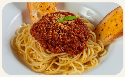 SPAGHETTI BOLOGNESE PASTA