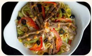 BEEF THOUSAND ISLAND SALAD